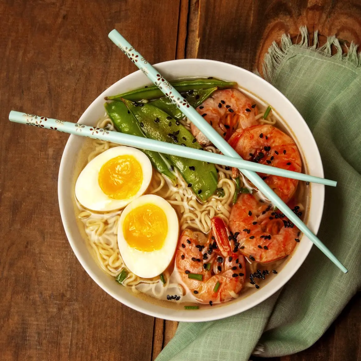 Ramen Noodles & Egg