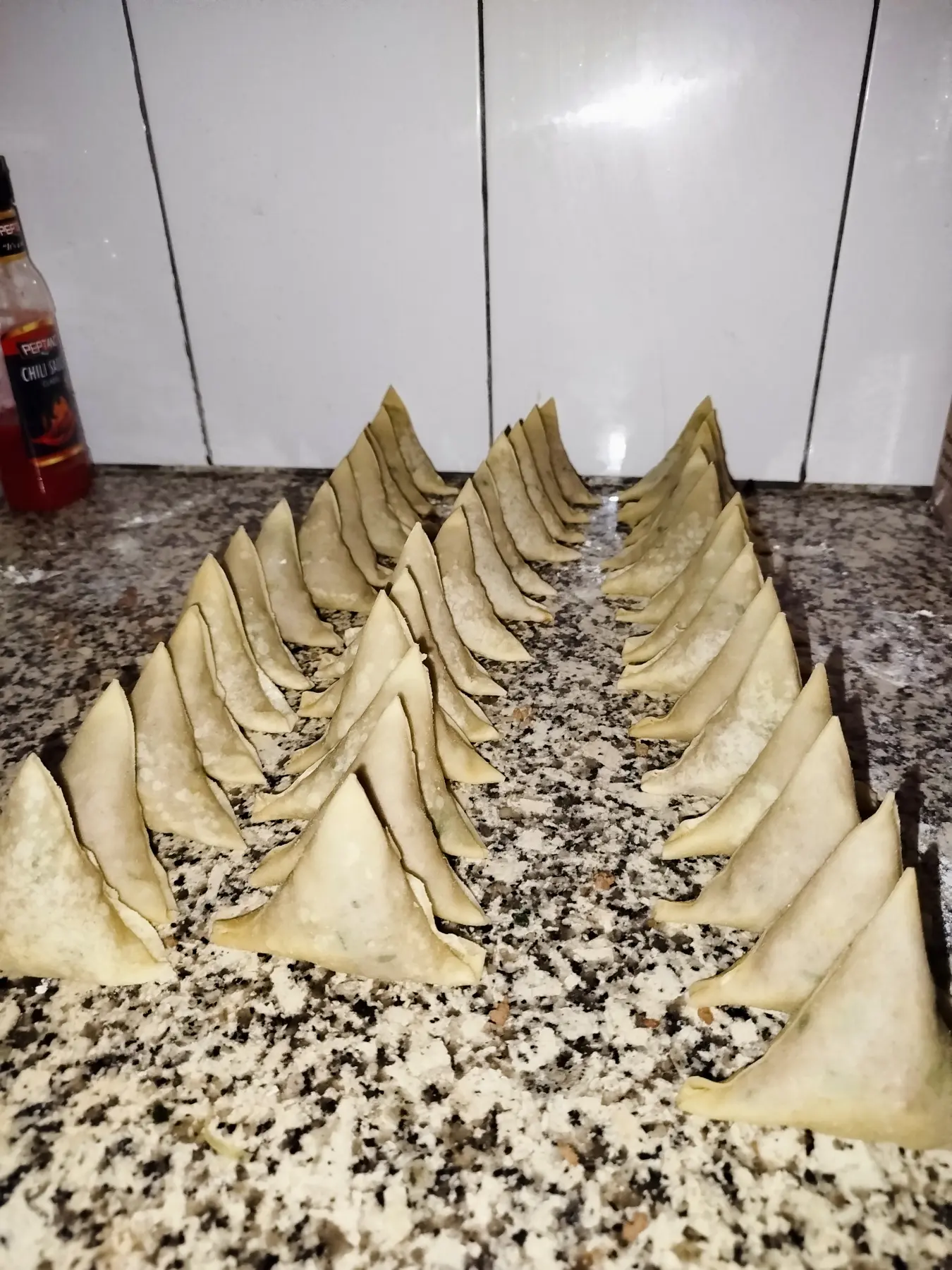 Pre cooked samosa