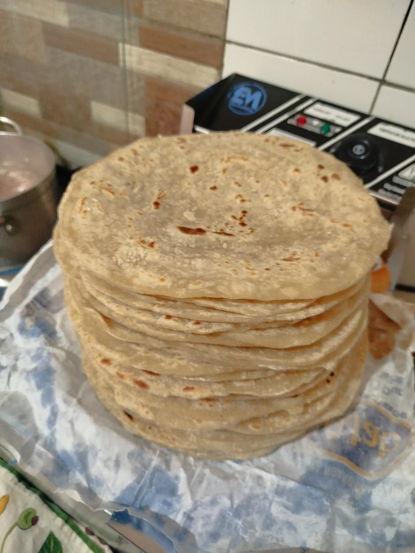 Pre-Cooked chapatis